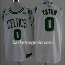 Canotte Uomo Boston Celtics Jayson Tatum 0 Nike 2017-18 Bianco Swingman